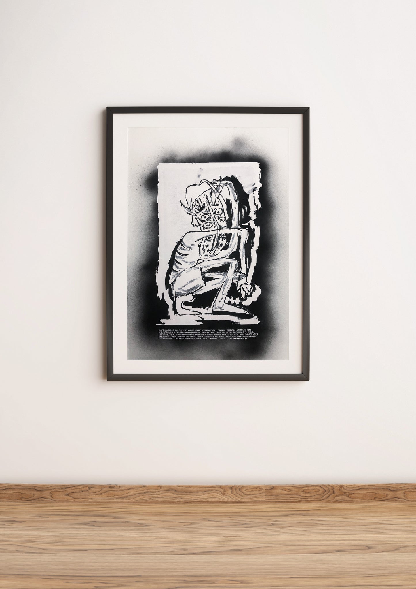 El Viajante (1/15) - Serigrafía en Blanco y negro