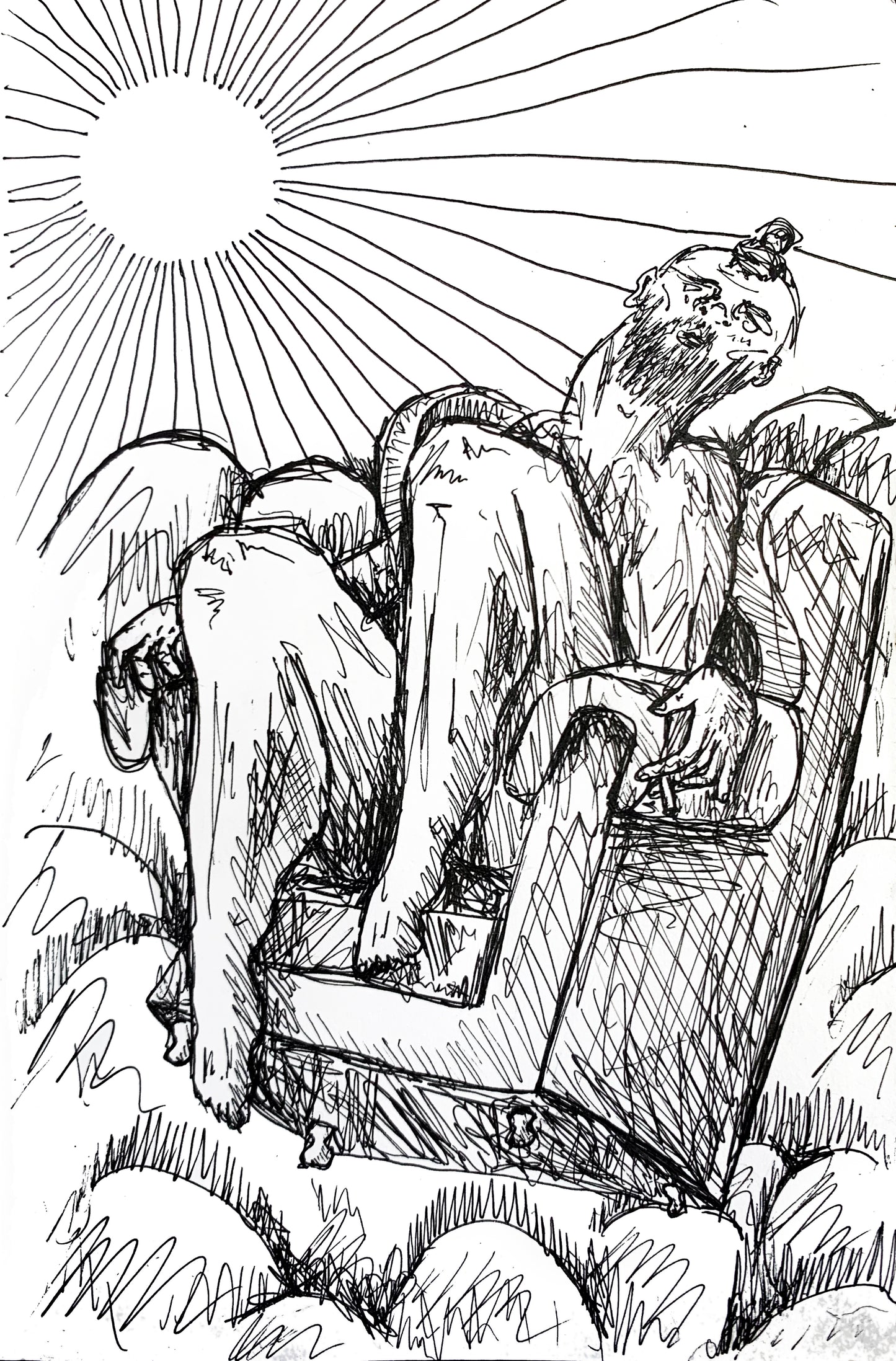 Cegado por su presencia