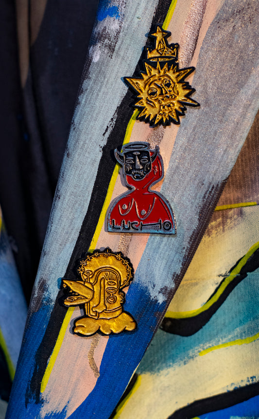 Emotional sun - Enamel pin