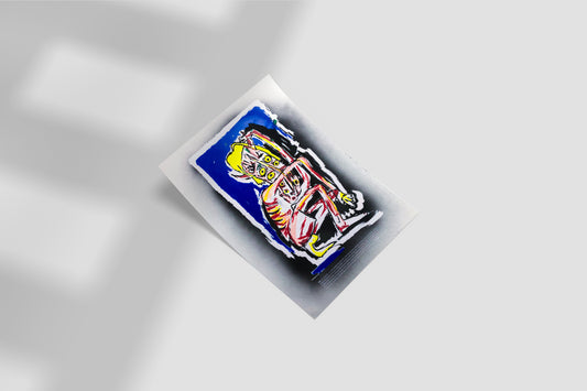 El Viajante (1/15) - Serigrafía intervenida