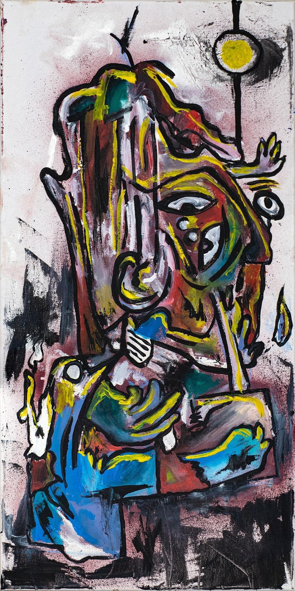 Dos personas y un perro