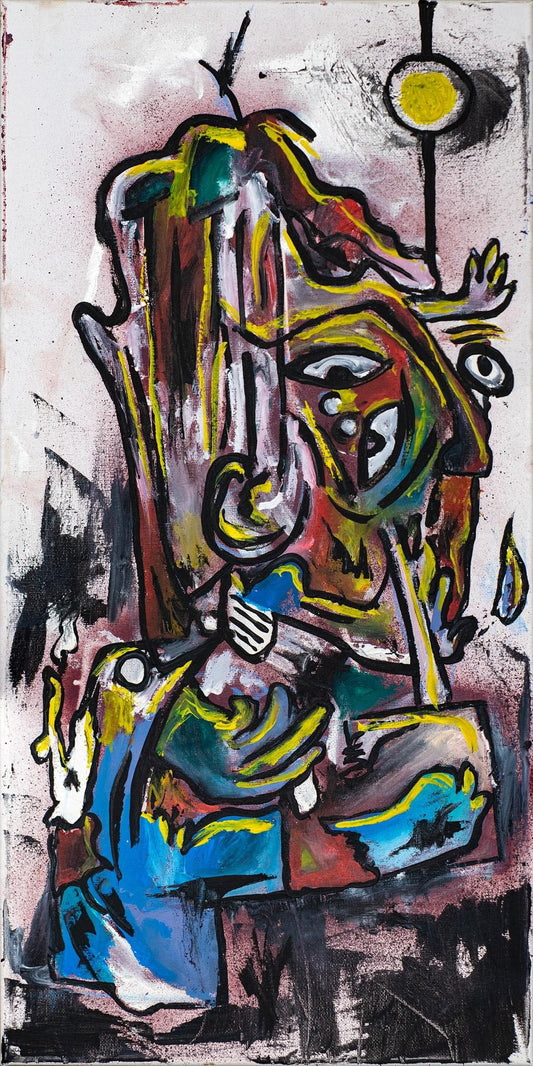 Dos personas y un perro