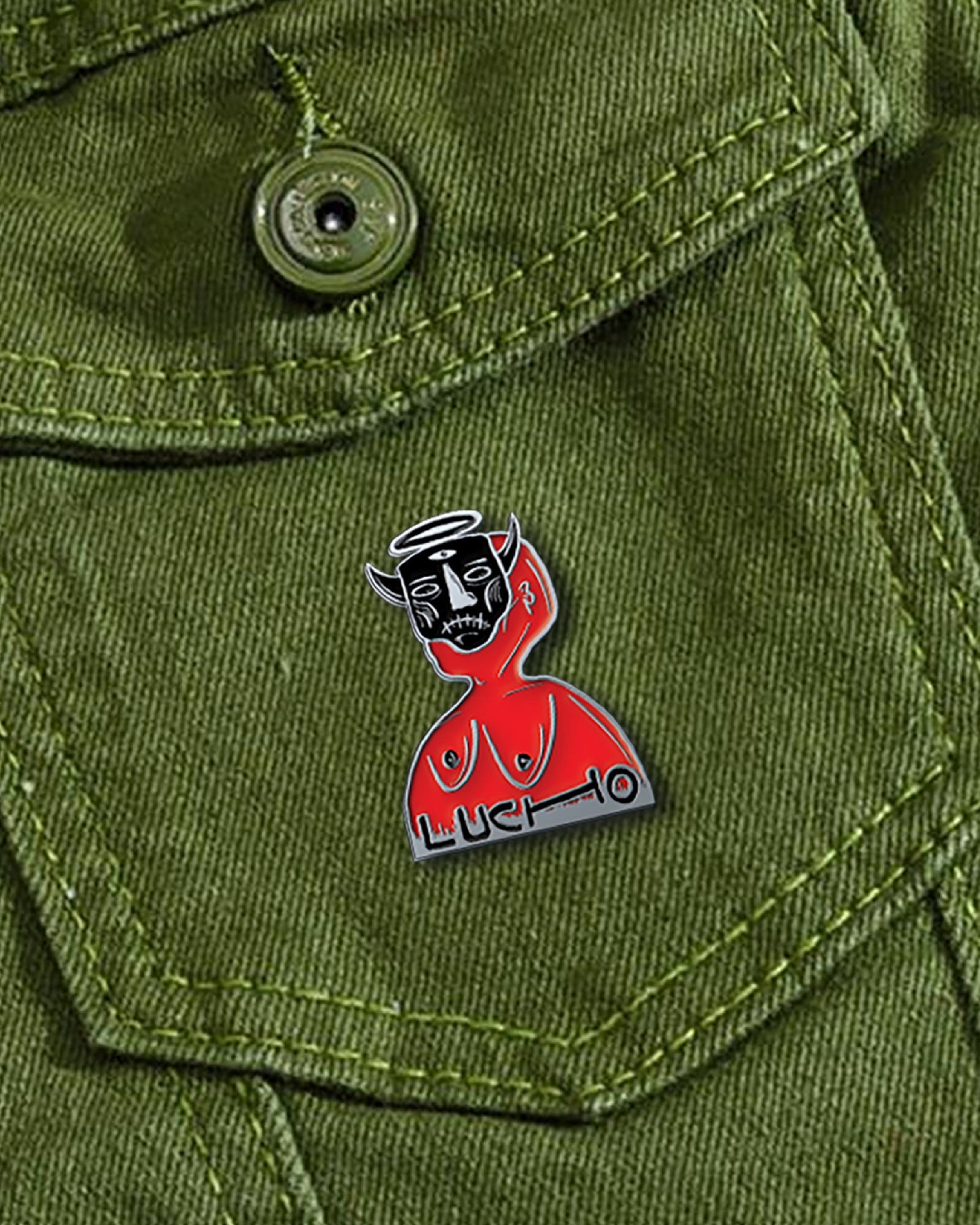 Evil Lucho - Enamel pin