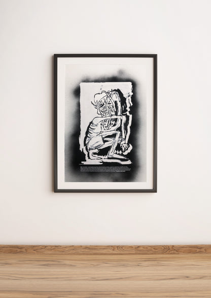 El Viajante (1/15) - Serigrafía en Blanco y negro