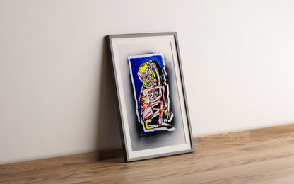 El Viajante (1/15) - Serigrafía intervenida