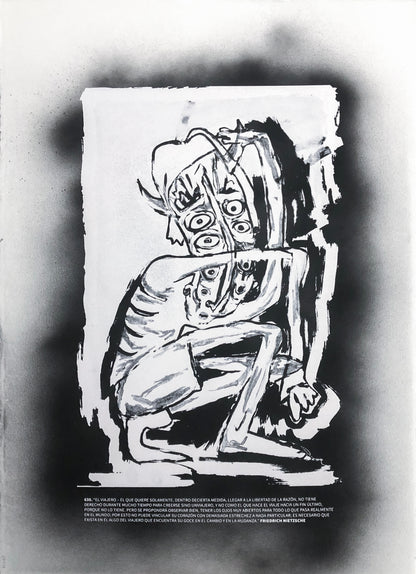 El Viajante (1/15) - Serigrafía en Blanco y negro