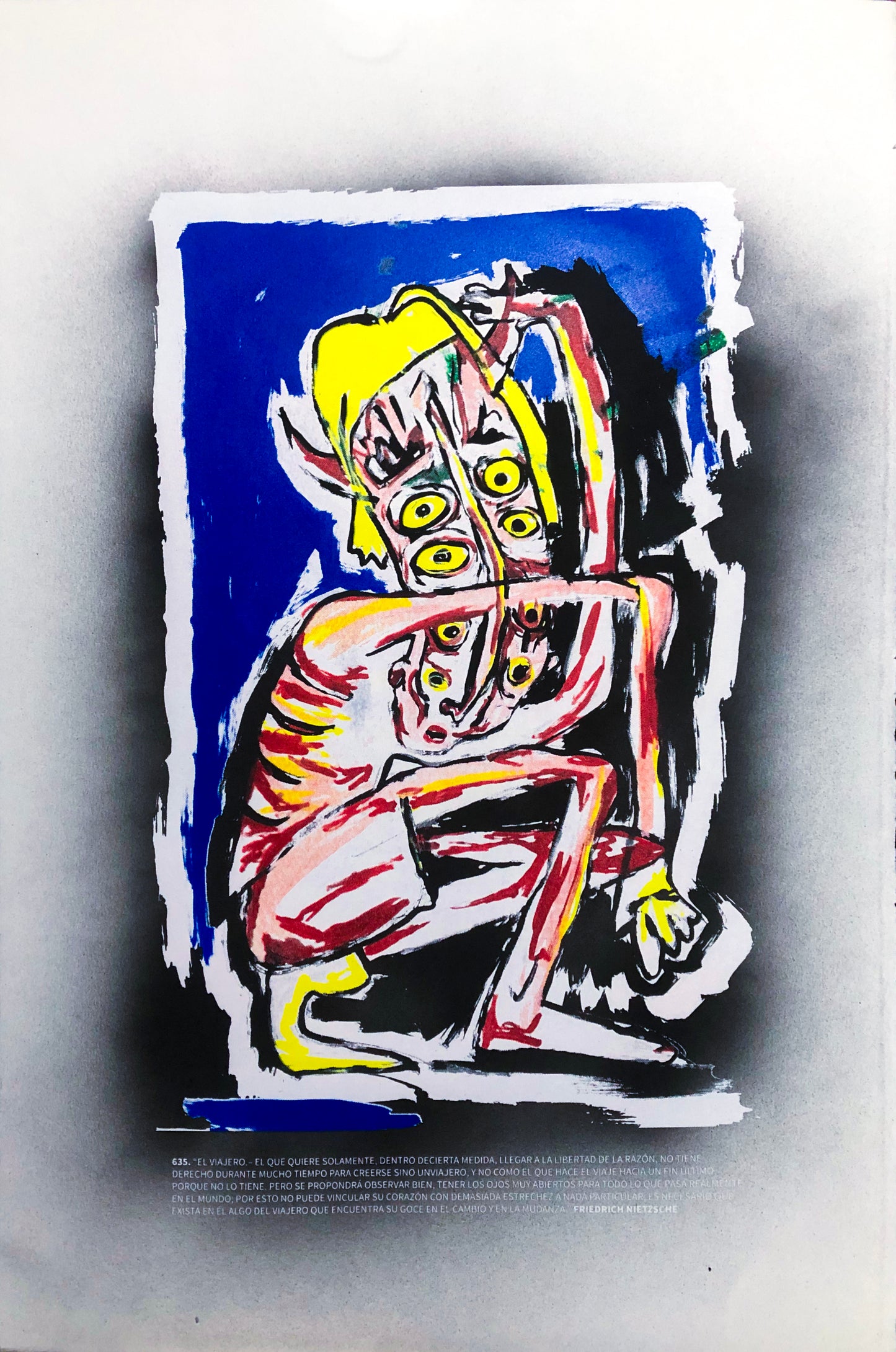 El Viajante (1/15) - Serigrafía intervenida