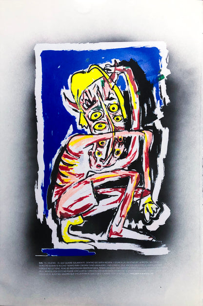 El Viajante (1/15) - Serigrafía intervenida