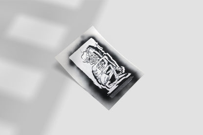 El Viajante (1/15) - Serigrafía en Blanco y negro