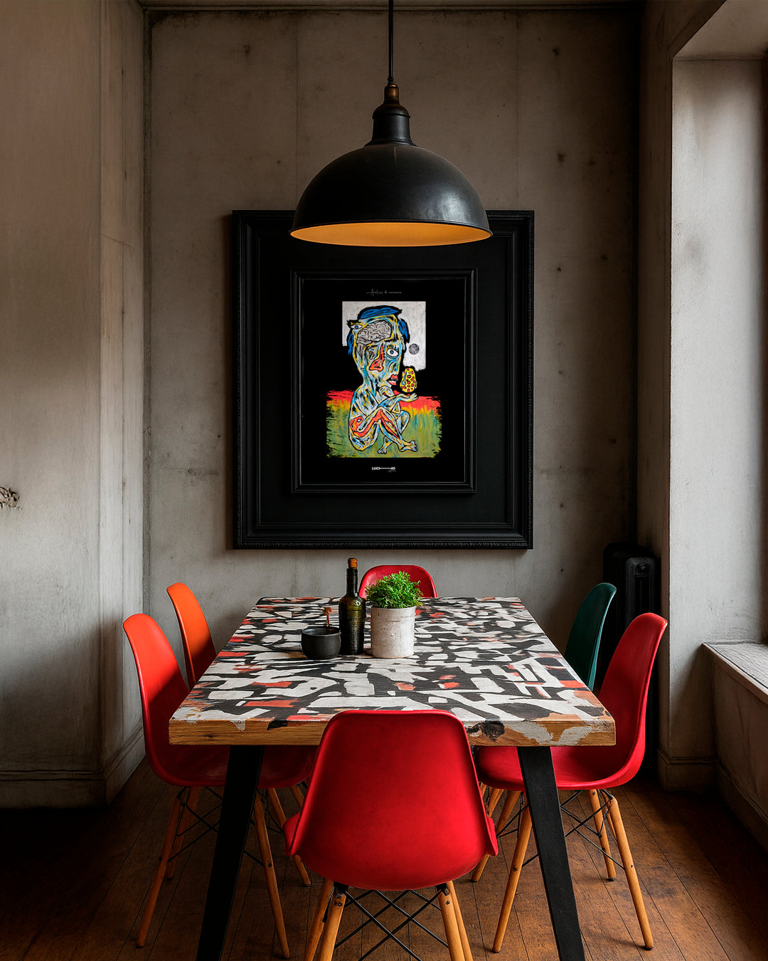 Serigrafía "Análisis de conciencia"